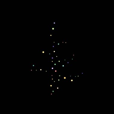 Parıldayan parlak gökkuşağı