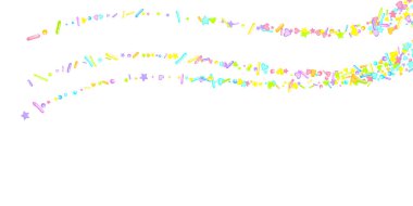 Pırıl pırıl. Kek, tatlı, fırın konfetisi.