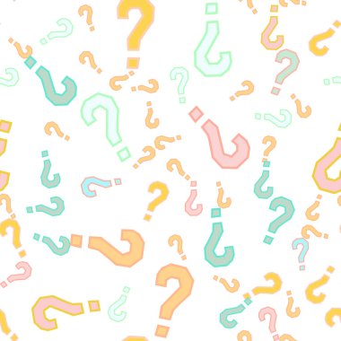 Kusursuz bir örnek. Soru işaretleri, şüphe, faq