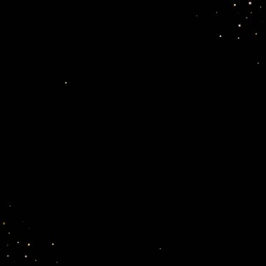 Altın Parıldayan Yıldızlar. Lüks Parlak Konfeti.