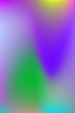 Holografik Vektör. Parlak Kapak. 