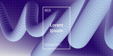 Dalgalı Geometrik Şekil. 