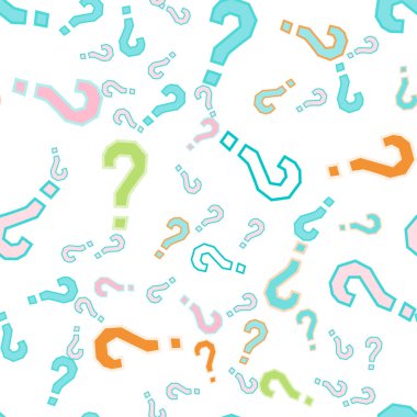 Kusursuz bir örnek. Soru işaretleri, şüphe, faq