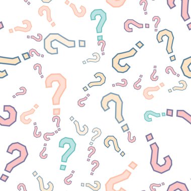 Kusursuz bir örnek. Soru işaretleri, şüphe, faq