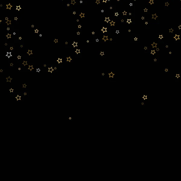 Arany csillámos konfetti csillogás — Stock Vector