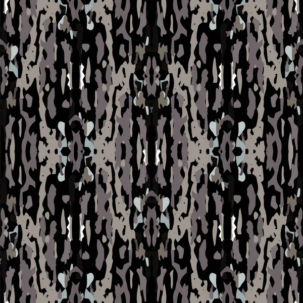 Ikat, Krawattenfärber. Batik, Handgezeichnetes Ornament. — Stockvektor