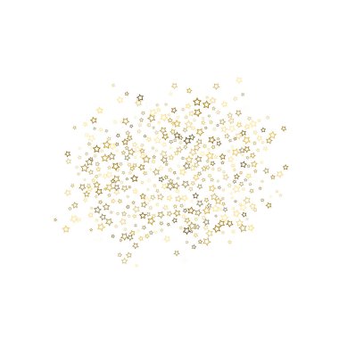 Altın parıltısı konfetisi parlıyor