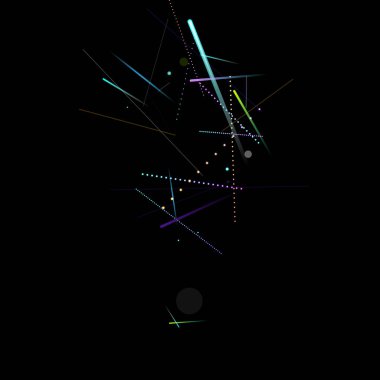 Hızlı Etki. Neon Hareketi. Parlak Dinamik.