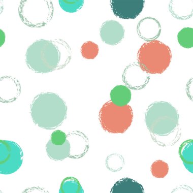 Renkli Polka Noktaları 