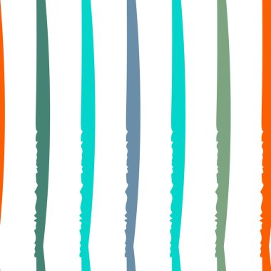 Dikey Çizgili Yaz Motifi. Modern Kusursuz Desen.