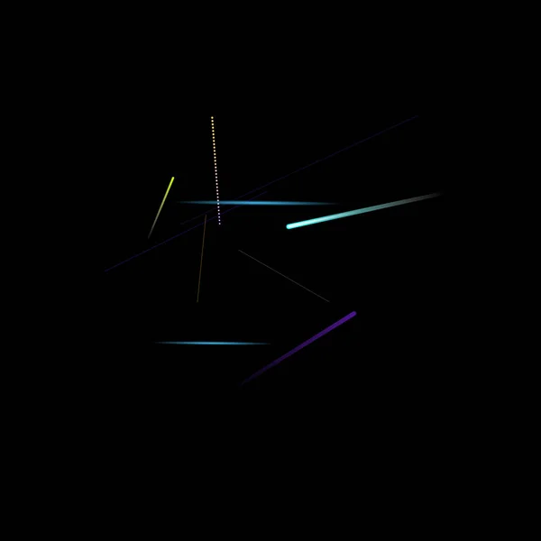 Efecto rápido. Motion Neon. Deslumbramiento dinámico. — Vector de stock