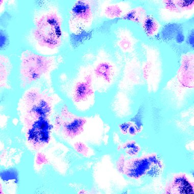 Yüzey Tekstili. Moda Suluboya Yazdırma. 