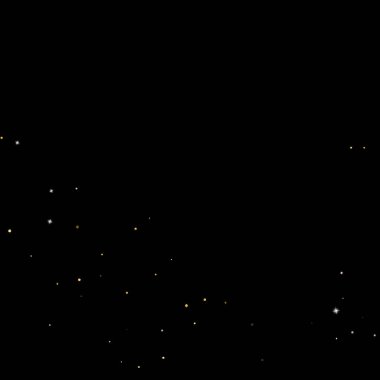 Altın Parıldayan Yıldızlar. Lüks Parlak Konfeti.