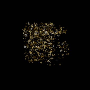 Altın parıltısı konfetisi parlıyor