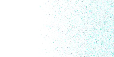 Mavi, turkuaz, turkuaz parıltılı yıldız konfetisi