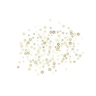 Altın parıltısı konfetisi parlıyor