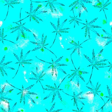 Esrar pürüzsüz suluboya deseni bırakır