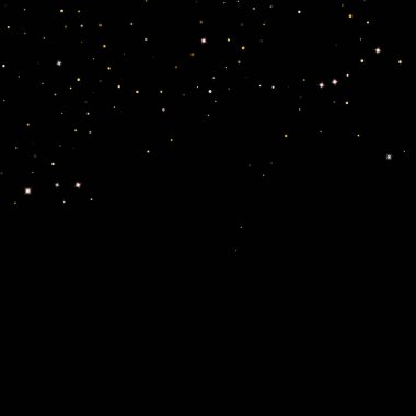 Altın Parıldayan Yıldızlar. Lüks Parlak Konfeti.