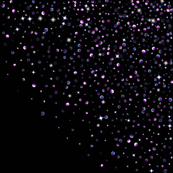 Фіолетовий блиск зірки конфетті маленький іскровий фіолетовий — стоковий вектор