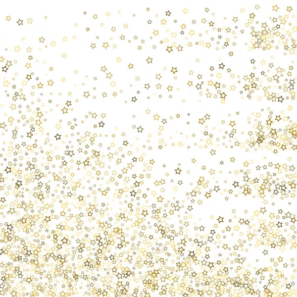 Brillo de oro confeti brillo — Vector de stock