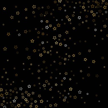 Altın parıltısı konfetisi parlıyor