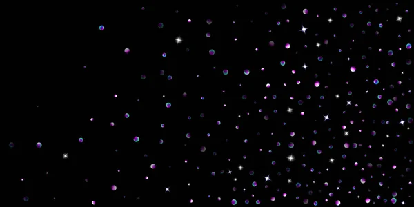 紫の輝きの星のコンフェッティ少し火花バイオレット — ストックベクタ