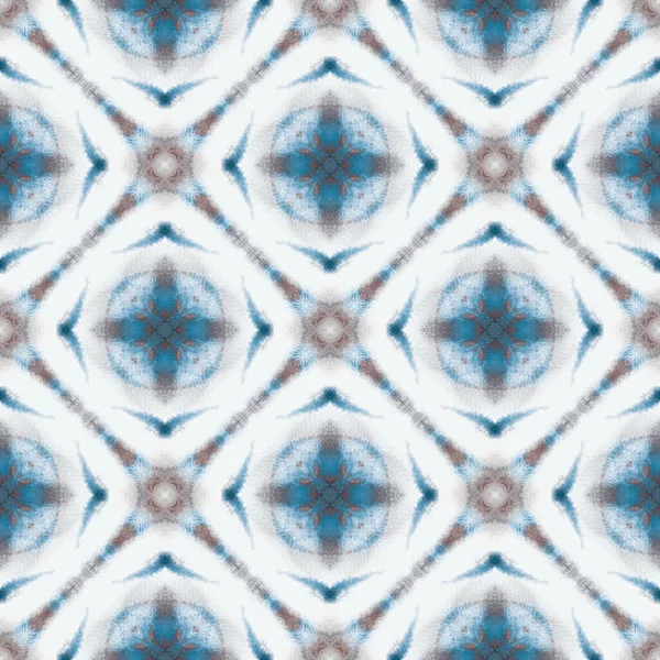 Modern Abstract Medallion. Blue, Cyan, Indigo — Stock Photo, Image