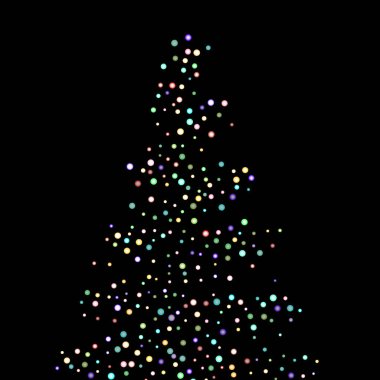 Parıldayan parlak gökkuşağı