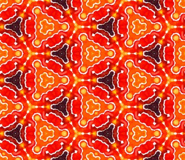 Geleneksel Grafiksel El Boyalı. 