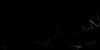 Hızlı Etki. Neon Hareketi. Parlak Dinamik.