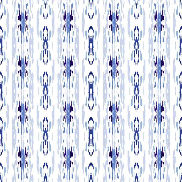 Spots, Ikat. Krawattenfärber, Batik. Ornament. — Stockvektor