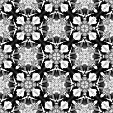 Geleneksel madalyon yüzeyi. Siyah, Beyaz, 