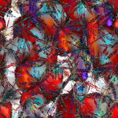 Esrar pürüzsüz suluboya deseni bırakır