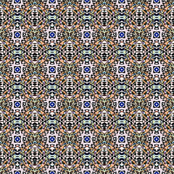 Chevron Geometrisk arabiska. Färg, multicilor, — Stockfoto