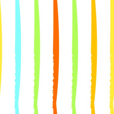 Dikey Çizgili Yaz Motifi. Modern Kusursuz Desen.