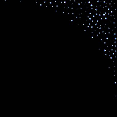 Gökkuşağı, yanardöner dikdörtgen, parlak konfeti.