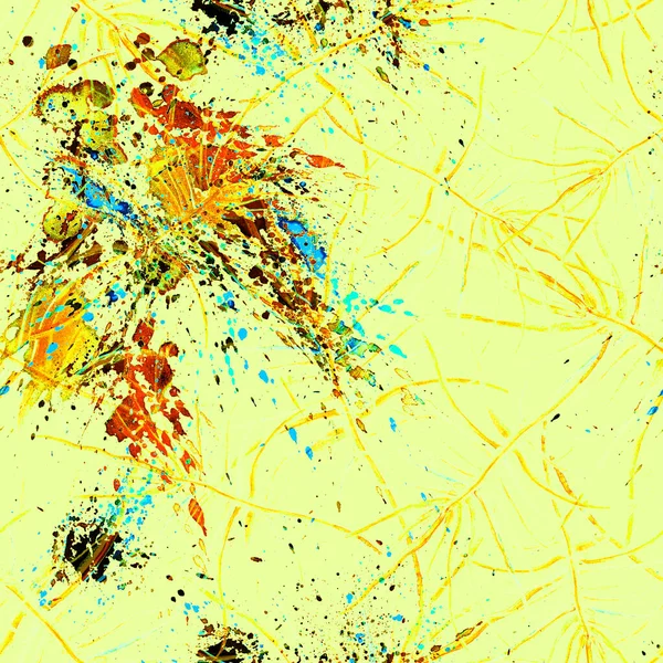 열 대 잎. 현 재의 Motif 가 있다. 밀림 인쇄소 — 스톡 사진