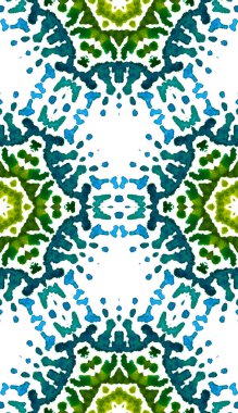 Etnik Yüzey. El Boyası Boyalı. 