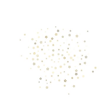 Altın parıltısı konfetisi parlıyor