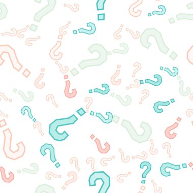 Kusursuz bir örnek. Soru işaretleri, şüphe, faq