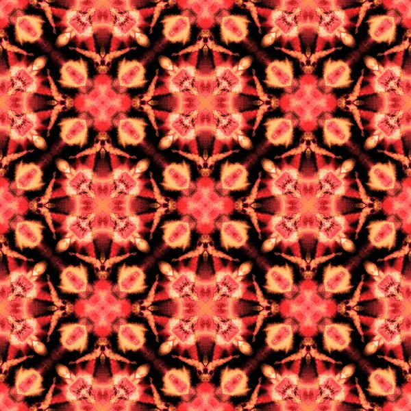 Medaglione Geometrico Chevron. arancione, rosso, rosa — Foto Stock