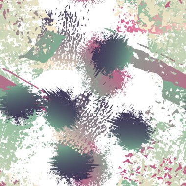 Mürekkep lekeleri kusursuz desen. Moda Konsepti. 