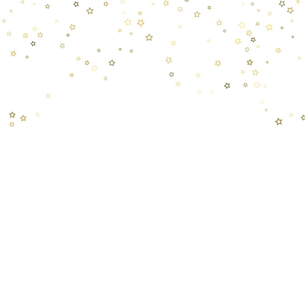 Brillo de oro confeti brillo — Vector de stock