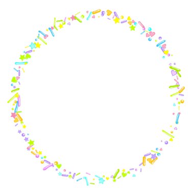 Pırıl pırıl. Kek, tatlı, fırın konfetisi.