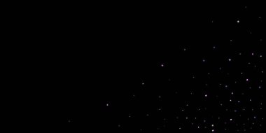 Mor parıltılı yıldız konfetisi küçük kıvılcım menekşesi