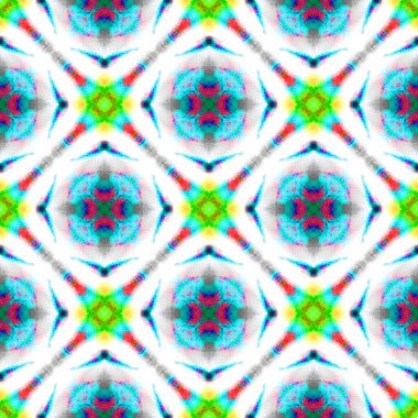 Madalyon kabile dokusu. Mavi, Cyan, Indigo 