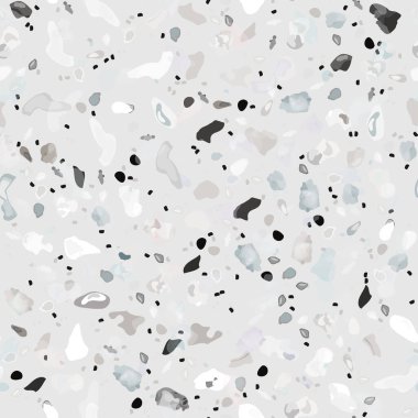 Terrazzo Doku Vektörü. Döşemesiz Desen