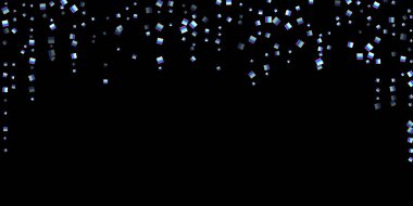 Gökkuşağı, yanardöner dikdörtgen, parlak konfeti.