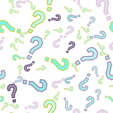 Kusursuz bir örnek. Soru işaretleri, şüphe, faq