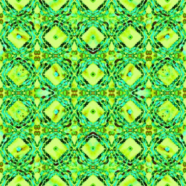 Geometrik kabile dokusu. Teal, Yeşil, Nane 